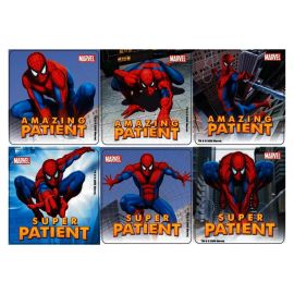 Sherman Spiderman Patient Stickers - Pack Of 100