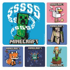 Smilemakers Mine Craft Stickers - Pack Of 100