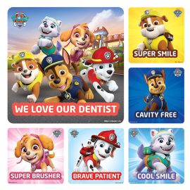 Sherman Specialty Paw Patrol Dental Stickers - Pack Of 100