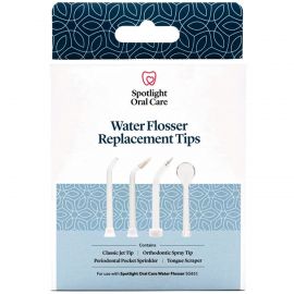 Spotlight Water Flosser Replacement Tips - Pack Of 4