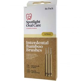 Spotlight Oral Care Bamboo Interdental Brushes 0.7mm 8 Pack