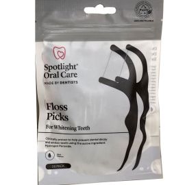 Spotlight Oral Care Whitening Floss Picks -1 Pack Of 50