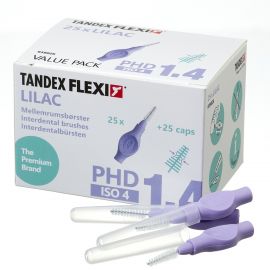 Tandex Flexi Lilac Interdental Brush 1.4mm - Pack Of 25