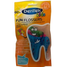 DenTek Childrens Fun Flossers - 1 Pack Of 60 Pieces