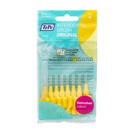 Tepe Yellow Interdental Brushes 0.70mm Fine - Pack Of 8