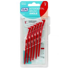 Tepe Angle Red Interdental Brushes - Pack Of 6