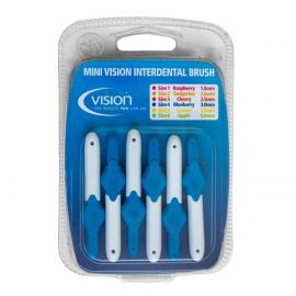 Mini Vision Blueberry Interdental Brushes 3.0mm - Pack Of 6