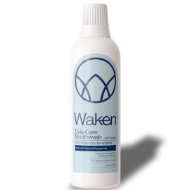 Waken Daily Care Natural Peppermint Fluoride Mouthwash - 500ml