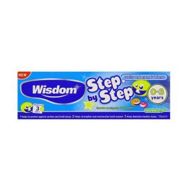 Wisdom Step By Step Cavity And Enamel Defence Paste 75ml - 0 To 3 Year Old