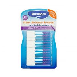 Wisdom Large Purple Clean Between Interdentals Brushes - Pack Of 20