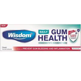 Wisdom Cooling Mint Fluoride Daily Gum Health Toothpaste - 75ml