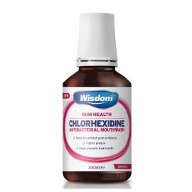 Wisdom Chlorhexidine 0.2% Original Medicated - 300 ml