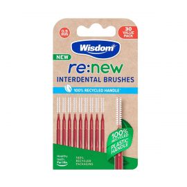 Wisdom re:new Interdental Brushes 0.5mm - Pack Of 30