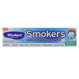 Wisdom Smokers Extra Fresh Mint Whitening Anti-Stain Toothpaste 50ml
